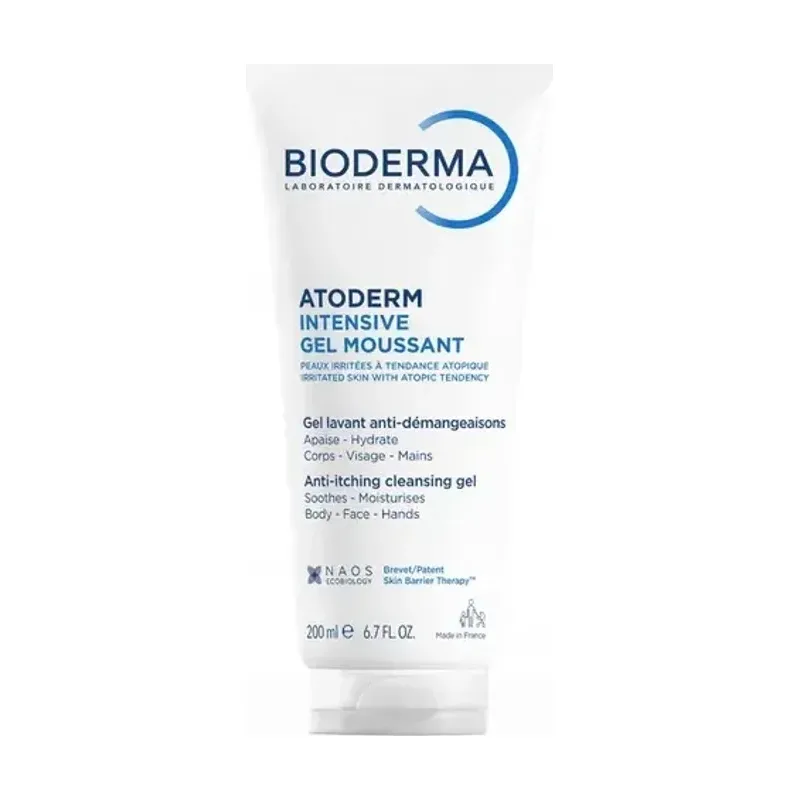 Bioderma Atoderm Intensive Gel Moussant Anti-Itching Cleansing Gel